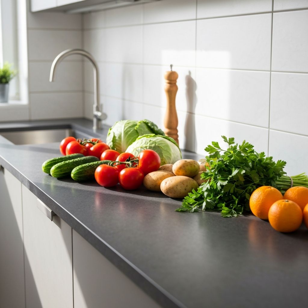 Alltägliche Küchensituation